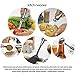 Kitchen Utensils Sets 39 Pieces- Stainless Steel And Nylon Gadgets- Turners, Spoon, Ladle, Tongs, Spatulas, Cutter, Potato Press, Brush, Strainer Whisk, And More - By Kitch N' Wares