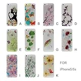 ZCL Luminous Effect Flowers and Butterfly Pattern Plastic Hard Case for iPhone 5/5S , I