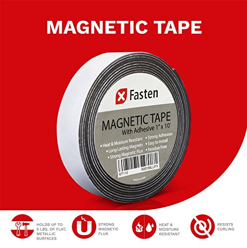 1 XFasten+Flexible+Magnetic+1+Inch+10+Foot