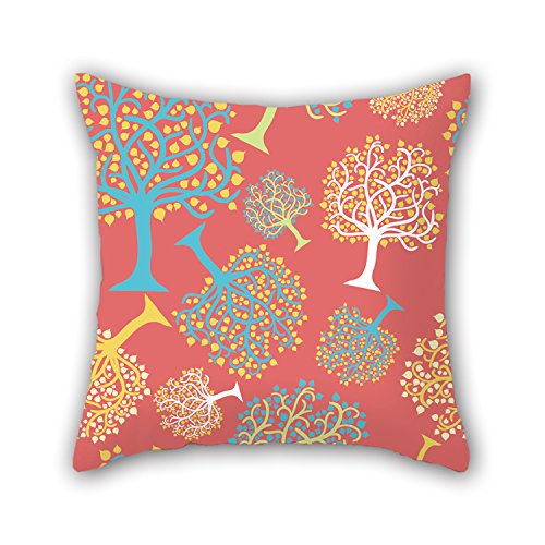 PILLO 20 X 20 Inches / 50 By 50 Cm Tree Pillow Cases ,both Sides Ornament And Gift To Home Office,club,kids Girls,boys,her,car Seat