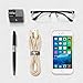 Anker PowerLine+ Lightning Cable (10ft) Durable and Fast Charging Cable [Double Braided Nylon] for iPhone, iPad and More