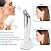 Blackhead Remover, Electronic Facial Pore Cleaner Acne Blackhead Removal Rechargeable Utilizes Pore Vacuum Extraction By iSuri , Comedone Extractor（White）