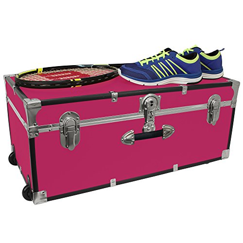 3 Seward+Trunk+Wheeled+Footlocker+Pink