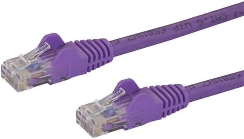 StarTech.com 7m Purple Cat5e Patch Cable with Snagless RJ45 Connectors - Long Ethernet Cable - 7 m Cat 5e UTP Cable (45PAT7MPL)
