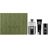 Gucci Guilty 3-Piece Set for Men, (3.0 Oz Eau De Toilette Spray + 2.5 Oz Deodorant + 1.6 Oz Shower Gel)