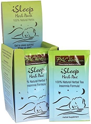Pacific Herbs - iSleep Herb Pack 6000 mg. - 0.21oz. x 10 Packets by Pacific Herbs