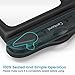 Cambond Floating Waterproof Phone Pouch, 3 Pack Waterproof Phone Case, Transparent PVC Water Proof Cell Phone Pouch Dry Bag with Lanyard for iPhone Xs Max XR X 8 7 6 Plus (White+Black+Orange)