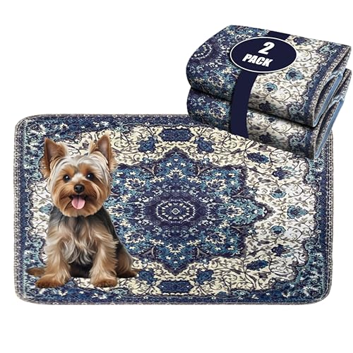 Photo 1 of PUPIBOO Washable Pee Pads for Dogs - Super Absorbent Reusable Puppy Training Pads - 100% Waterproof, Leak-Proof & Non-Slip Whelping Pads for Pet Housebreaking