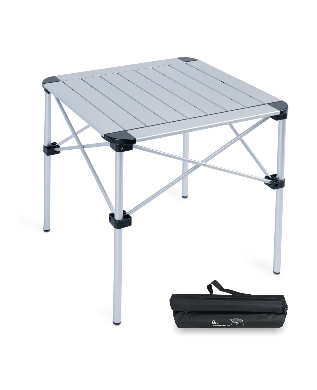 iClimb Lightweight Stable Alu. Folding Square Table