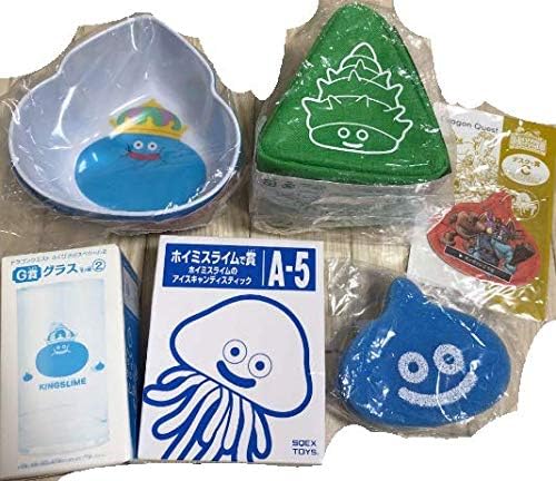 Amazon Co Jp ドラゴンクエスト ふくびき所 スペシャル キングスライムで賞 キングスライムのボウル G賞 キングスライムグラス スライムつむりで賞 おにぎり サンドイッチポーチ ホイミスライムで賞 アイスキャンディスティック おふろで賞 スライムバススポンジ