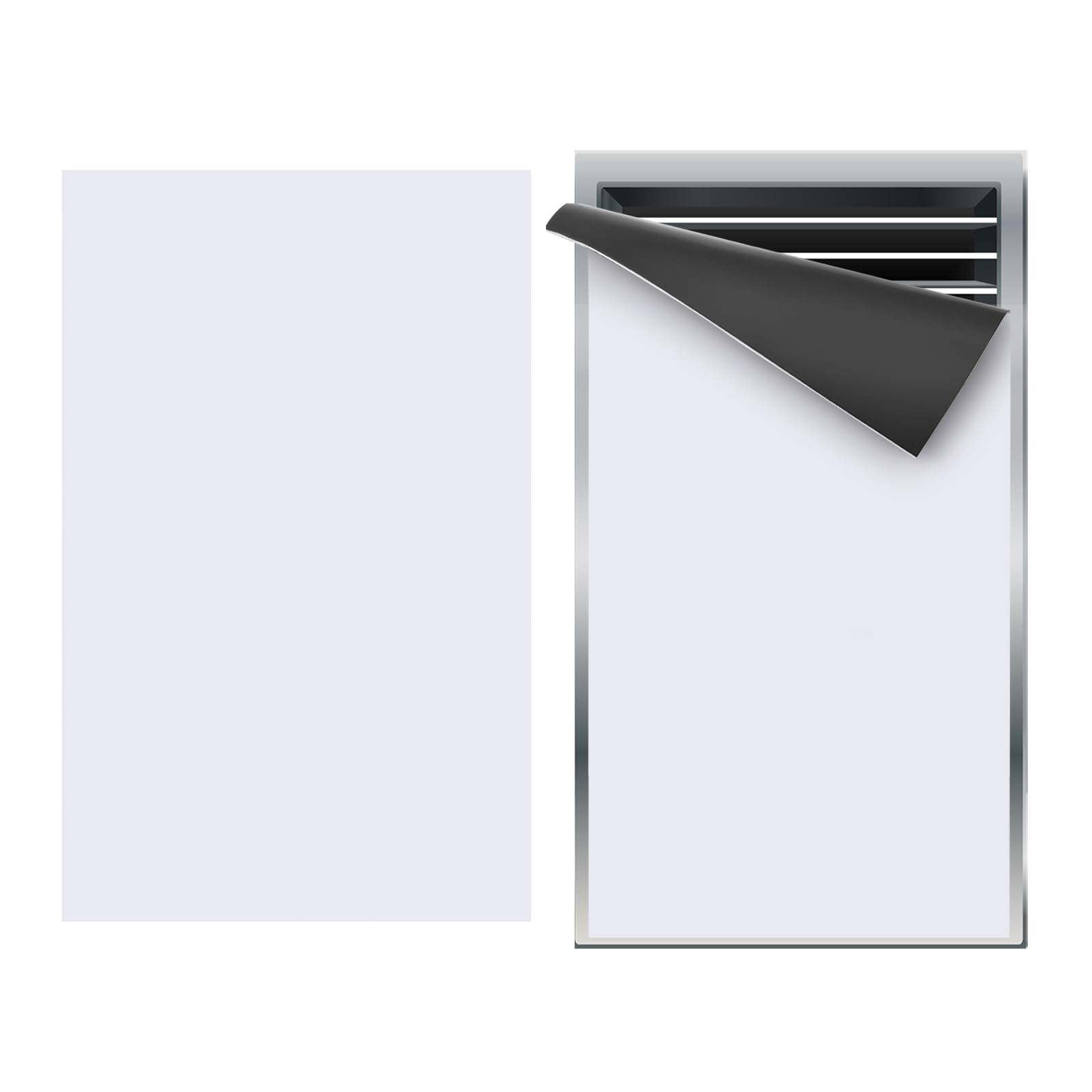 PATIKIL 14"x7.5" Magnetic Vent Cover, Floor Wall Air Registers Cover High Strength Magnetic Vent Blocker for Home RV HVAC Fireplace Furnace, White