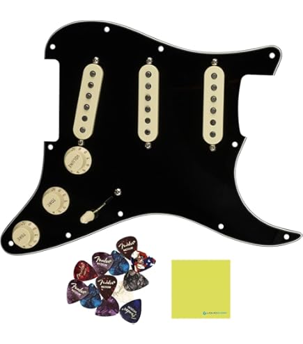 Amazon.com: Fender Pre-Wired Strat Pickguard, Custom Shop