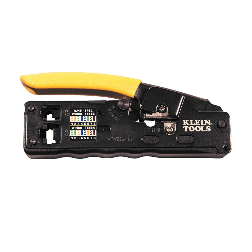Super Rod VDV226-107 Compact Ratcheting Modular Crimper, Multi-Colour