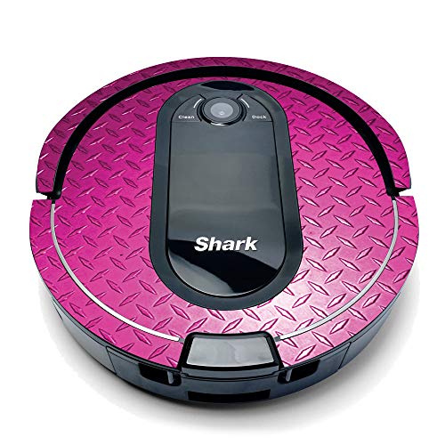 MightySkins Compatible with Shark Iq Robot Top Only Coverage - Pink Diamond Pla…