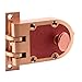 Prime-Line U 10530 Single Cylinder Solid Bronze Jimmy-Resistant Door Lock (Single Pack)