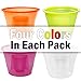 Da Bomb Cups 150 Pack Disposable Jager Bomb Cups. Measure Two Part Bomber Shot Glasses for Great Taste Every Time! Throw a Great Party with Recipe Card & 4 Colors to Impress Guests!