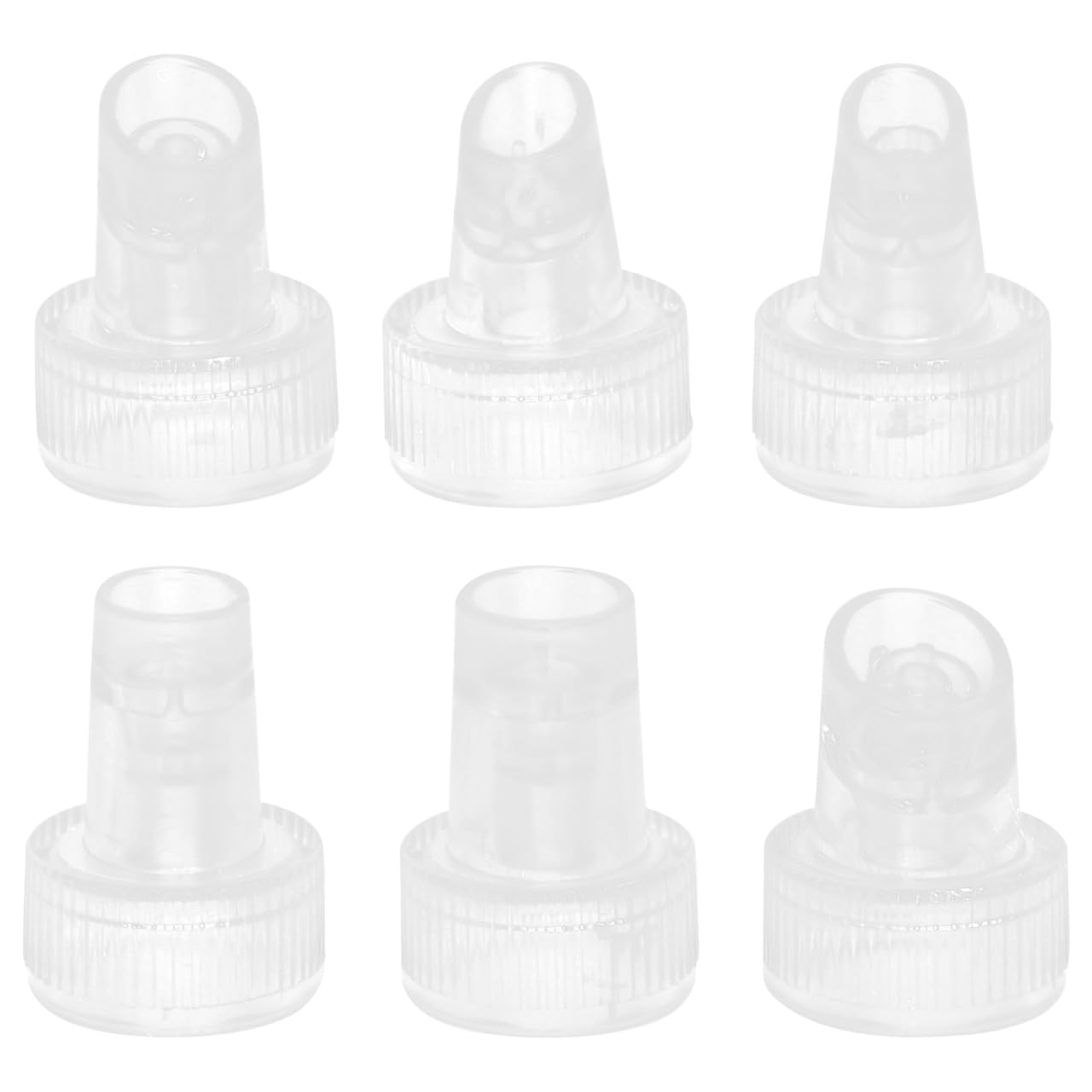 DOITOOL 6Pcs Hydrofacial Replacement Tips - Facial Suction Nozzle Heads for Water Oxygen Machine - Hydro Der-mabrasion Accessories for Black-Head Remover Pore Cleanser & Beauty Equipment
