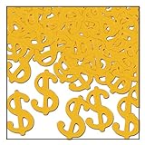 Fanci-Fetti $ Silhouettes (gold) Party Accessory  (1 count) (1 Oz/Pkg)