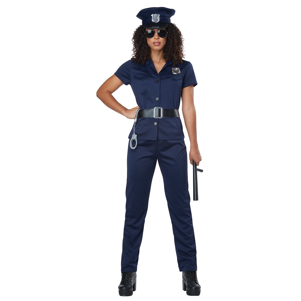 California Costumes Police Woman Costume