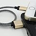 iPhone 7 Charger, 6.6ft Apple MFi Certified, Cambond 8 Pin Braided USB Lightning Cable Cord for iPhone 7 / 7 Plus, iPhone SE, iPhone 6s / 6s Plus / 6 / 6 Plus / 5s / 5c / 5, iPad Air, Mini ( Gold )