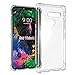 PUSHIMEI LG G8 ThinQ Case, LG G8 Case, Soft TPU Crystal Transparent Slim Anti Slip Full-Body Protective Phone Case Cover for LG G8 ThinQ (Clear Anti-Shock TPU)