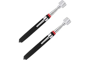 2PCS Telescoping Magnetic Pickup Tool,FUNCYboo Telescoping Magnetic Tool 15lb Portable Magnet Stick Black Automotive Magnet R