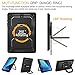 Fintie Shockproof Case for Samsung Galaxy Tab S3 9.7, [Tuatara Magic Ring] 360 Rotating Multi-Functional Grip Stand Cover Built-in Screen Protector for Galaxy Tab S3 9.7 (SM-T820/T825/T827), Black