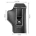 Lirisy Leather IWB Holster | Inside The Waistband Concealed Carry Gun Holster for Glock 17 19 22 23 32 33 / S&W M&P Shield / Springfield XD XDS and Similar Handgun Pistols