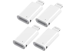 KOPEME 4Pack Lightning Male to USB C Female Charging Adapter,Type C Charging Support Data Transmission Connector Dongle Compatible with iPhone 14/13/12/11/8/X/XR/XS/SE/7/Plus/Pro Max/6/5 iPad Air Mini