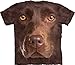 Chocolate Lab Face The Mountain Tee Shirt Child S-XL Adult S-5X
