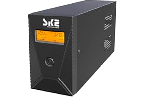 SKE SMART KEY ENERGY 600VA/360W Ups Battery Backup and Surge Protector,Computer Uninterruptible Power Supply Units,SKE Ups Power Supply