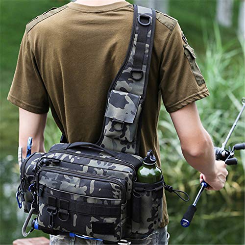 LPOQW Angelbeutel Aufbewahrungsgerät Carryall Bag Holdall Multifunktionale Angeltasche Taschen Einzelschulter Crossbody… – Bild 4