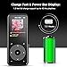 8GB Bluetooth MP3 Player with Touch Button, Metal Lossless Music Player with FM Radio/Voice Recorder, 1.8in TFT Screen, Support up to 128GB, AGPTEK A16, Black