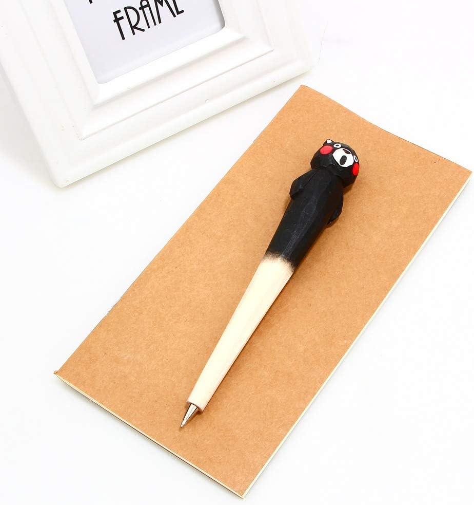 Amazon Kimme 韓国文房具 熊本 木製 ペン ボールペン 学校 文房具 木製 ノベルティ ギフト ボールペン ペン 文房具 オフィス用品