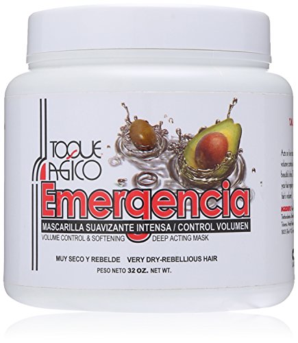 TOQUE MAGICO Emergencia Volume Control and Softening Deep Acting Mask, 32 Ounce