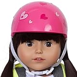 Doll Bicyle and Helmet (Pink Helmet)