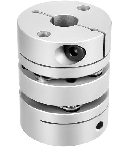 3D Printer Coupling Aluminum Flexible Diaphragm Coupling - Double ...