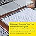 Task Planner Weekly Action Pad by BestSelf — ToDo Notepad Planning Tool Designed to Optimize Your Week, Effectively Manage Task, Boost Productivity and Maximize Results — 52 Tear Off 8.5” x 11” Sheets
