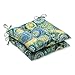 Pillow Perfect Outdoor/Indoor Omnia Lagoon Tufted Seat Cushions (Square Back), 19