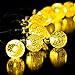 Y-ZONE Solar Crystal Ball String Lights 21ft 30 LED 8 Modes Warm White Christmas Fairy Globe Lighting Decor for Garden Tree Fence Landscape Wedding Outdoor Indoor Decoration