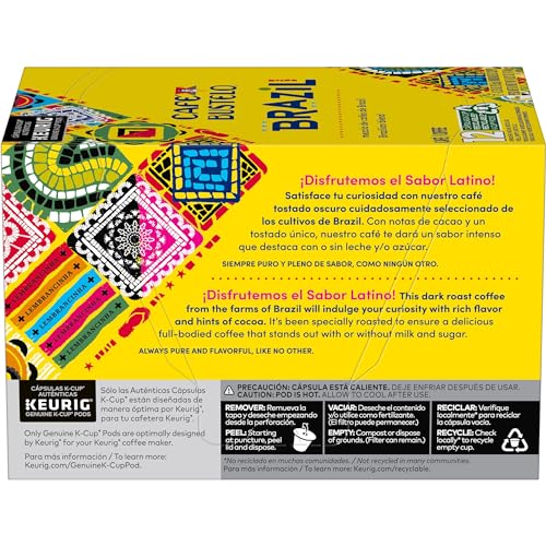 CAFÉ BUSTELO BRAZIL DARK ROAST COFFEE, 72 KEURIG K-CUP PODS