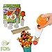 Vegetit Fruit and Vegetable Shape Cutter - ABS Plastic Fruit Decorating Tools - Kids and Toddlers Food Chopper - Pop Chef Set of 6 Shapes