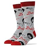 Oooh Yeah Socks Men's Luxury Combed Cotton Funny (It's Bob Ross)