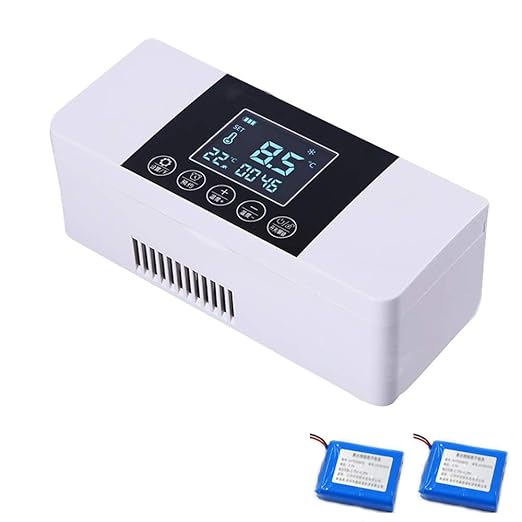 LJJLJJLJJLJJ Caja del refrigerador de insulina, Refrigerador ...