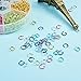 Pandahall 1 Box (About 1080PCS) Colorful Aluminum 6mm Wire Open Jump Rings Conectors Chain Links for Jewelry Making Accessories