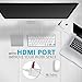 USB C Hub HDMI Adapter - USB HUB SD Card Reader - 3 USB 3.0 Ports - Type C 3.1 Charging Port - USB C multi adapter for MacBook - Grey