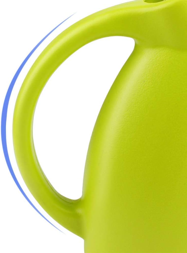 MyLifeUNIT Plastic Watering Can, Elegant Watering Pot, 1/2-Gallon (Green) : Garden & Outdoor