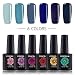 Coscelia 6 Color UV LED Gel Nail Polish Soak Off Gel Varnish Nail Art Starter Kit