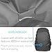 Joy Walker Backpack Rain Cover Waterproof Breathable Suitable for Hiking/Camping/Traveling (black, Middle (for 30-40L backpack))
