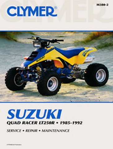 1985-1992 SUZUKI LT250R QUADRACER SERVICE MANUAL/SUZUKI, Manufacturer: CLYMER, Manufacturer Part Number: M380-2-AD, Stock Photo - Actual parts may vary.